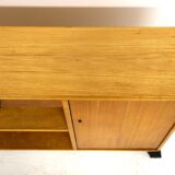 Scandinavian elm bookcase, Sweden, 1960