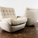 Space Age, Atlantis lounge chairs, Former Czechoslovakia, 1970s, Set of 2