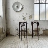 High cane bistro stools