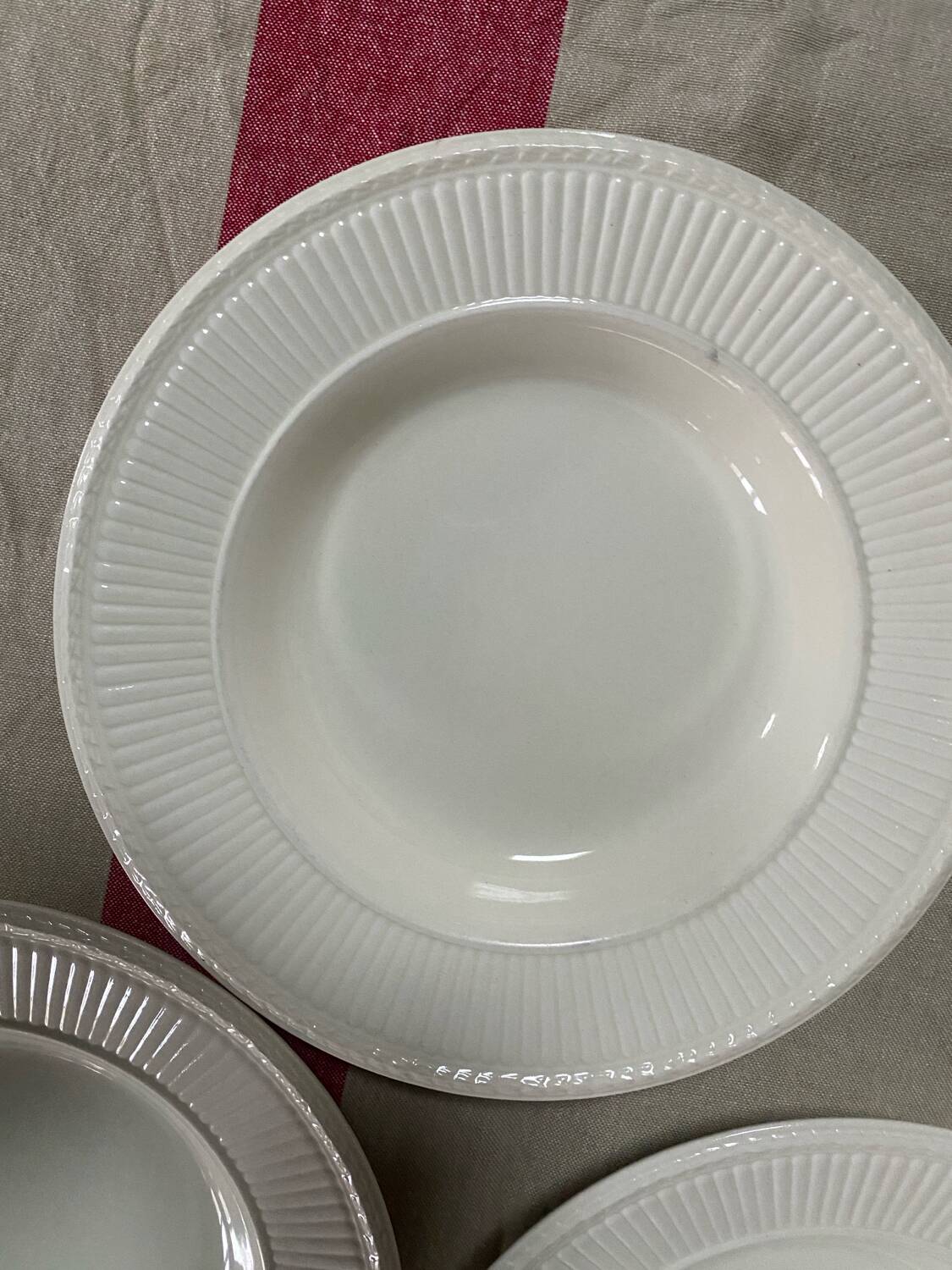Set of 3 Wedgwood soup plates
