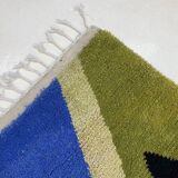 Handmade natural wool rug size 150 x 250 cm