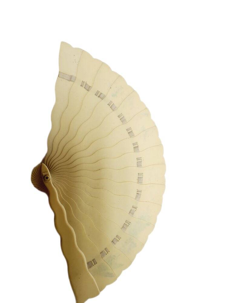Austro-Hungarian Art Nouveau celluloid fan, 1900s