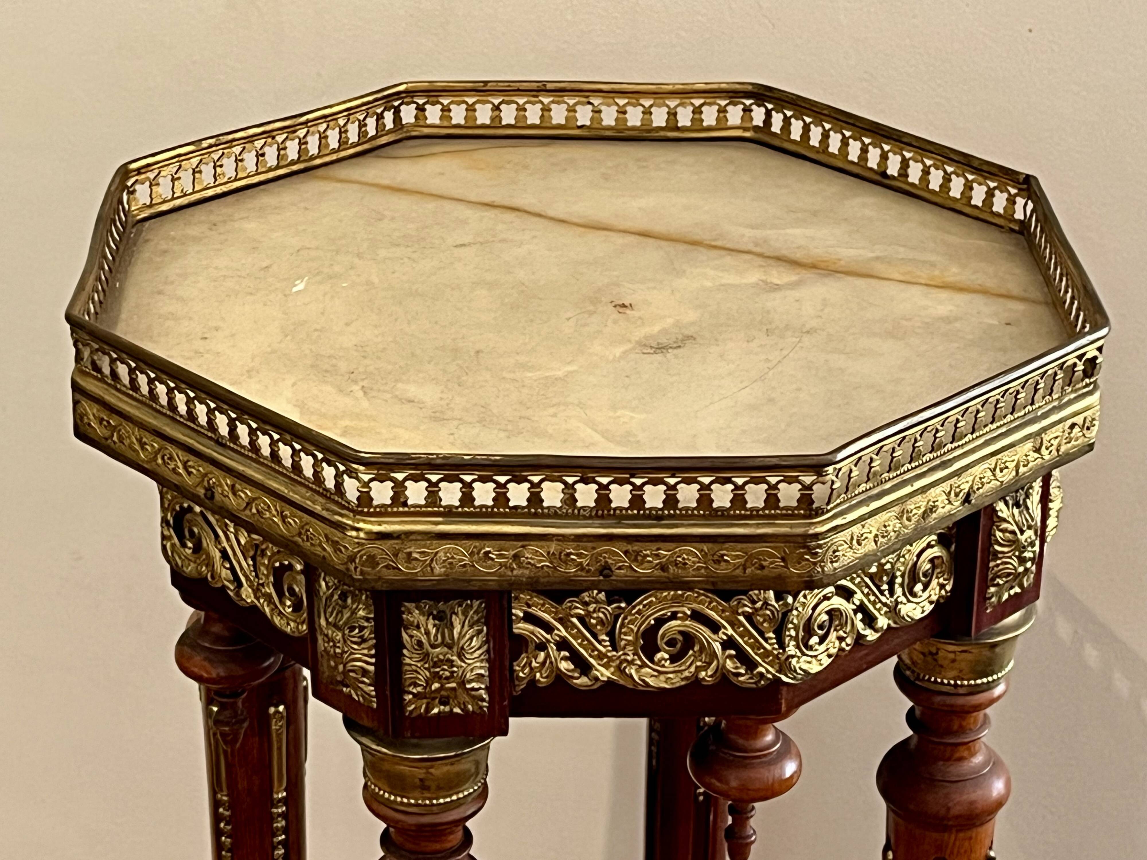 Selette/ Console acajou - Style Louis XVI