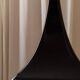 Black and White Ceramic Lamp - Handmade in Italy, Memphis Style Modern Bedside Light