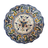 Ceramic plate of Rouen, 1950