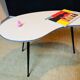 Table basse "Haricot" pieds compas