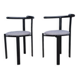 Pair of modernist chairs 1980