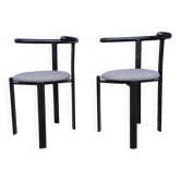 Pair of modernist chairs, 1980