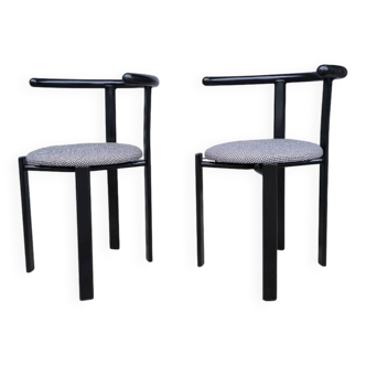 Paire de chaises moderniste 1980