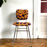 Re-carpeted vintage chair