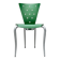 Postmodern green Italian accent chair, 1980s