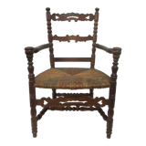 Fauteuil ancien avec accoudoirs