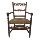 Antique armchair with armrests