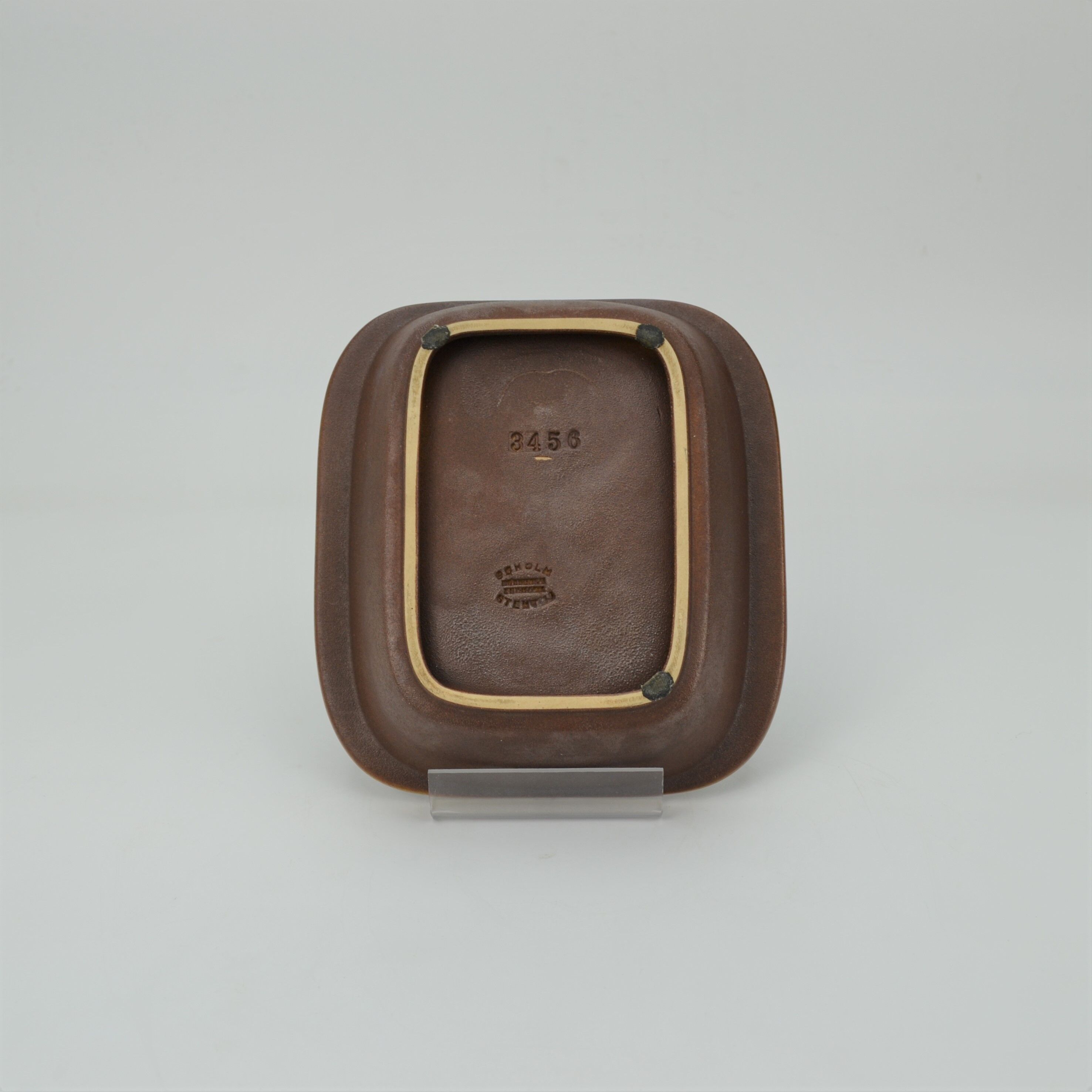 Grey Serie sandstone dish by Ejner Johansen for Søholm Stentøj