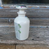Flowered Paris porcelain toilet bottle