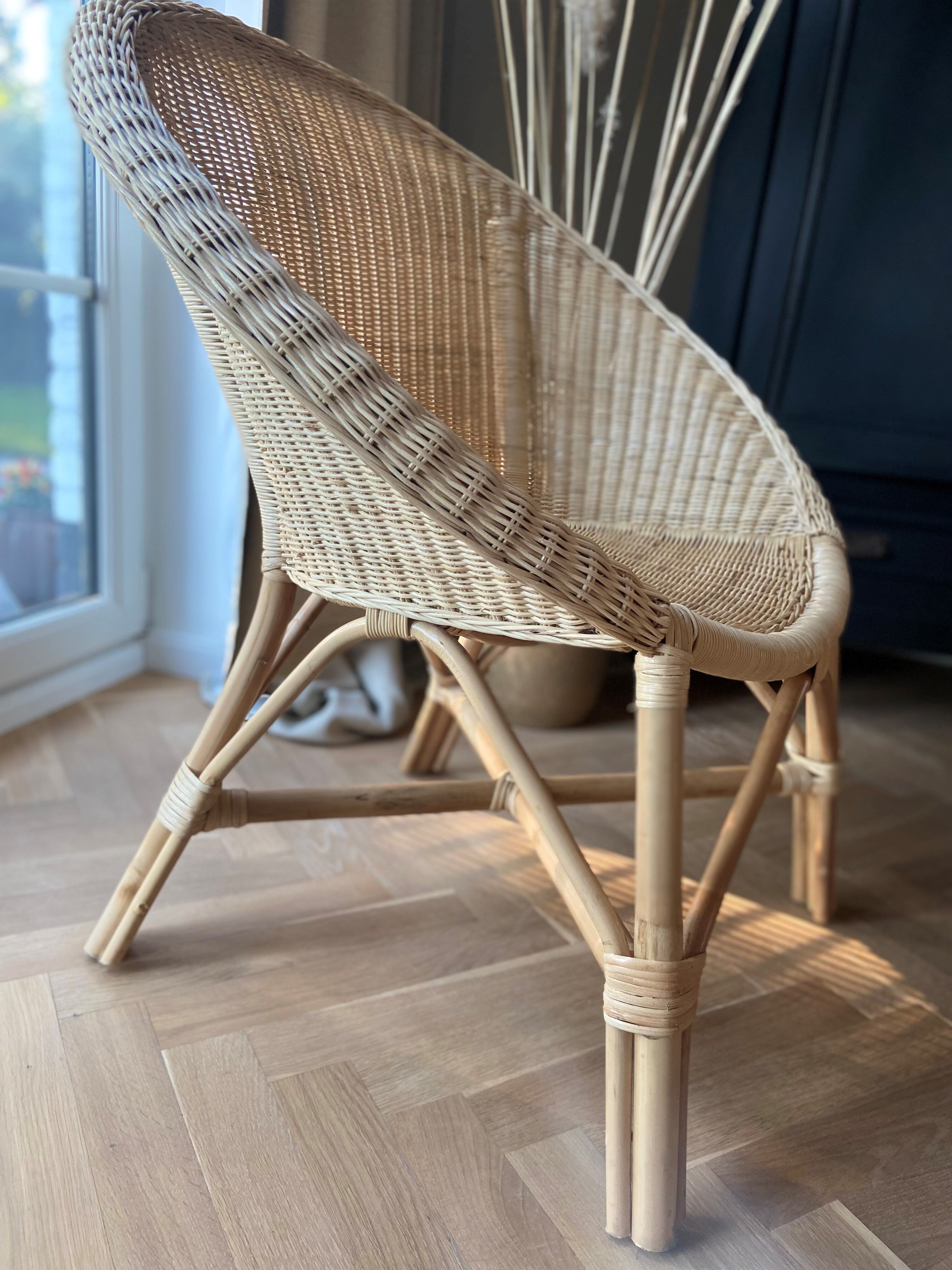 Rattan armchair