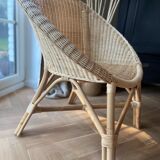 Rattan armchair