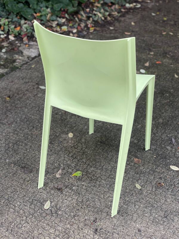 Chaises Slick-slick Starck pistache (lot de 7)