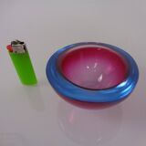 Sommerso Murano Glass Ashtray, Italy, 1960s