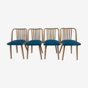 Lot de 4 chaises d'Antonín Šuman pour Ton, Tchécoslovaquie 1960