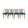 Set of 4 Design retro chair, Antonín Šuman for Ton, Czechoslovakia 1960