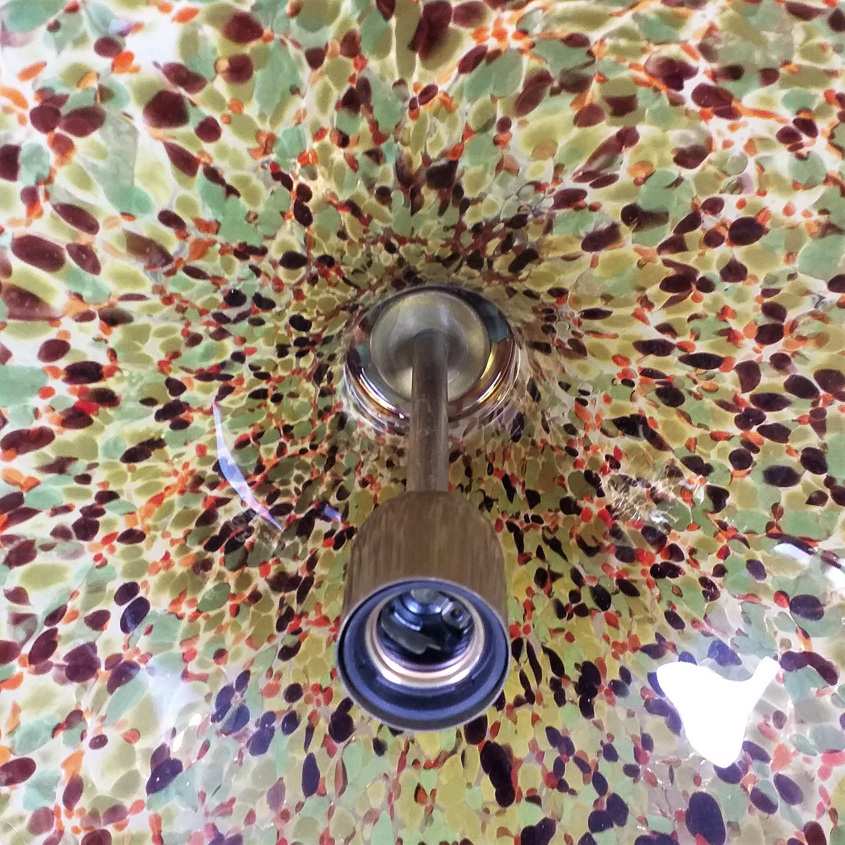 Murano bell pendant light