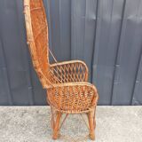 Rattan armchair