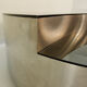 Chrome and smoked glass coffee table 1970