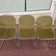 Set of 6 chrome chairs