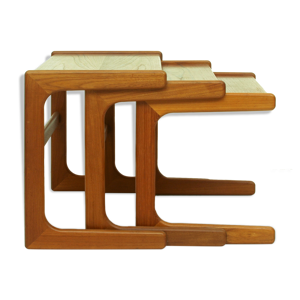 Lot de 3 tables gigognes