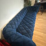 Flandrin velour 3-seater sofa