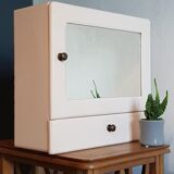Vintage powder pink medicine cabinet