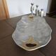 Trio candelabra - monumental platter - brutalist - David Marshall