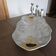 Trio candelabra - monumental platter - brutalist - David Marshall