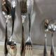 Louis XV style silver plated metal cutlery set