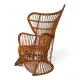 Peacock chair rattan armchair by Rohé Noordwolde, 1970