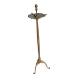 Brass ashtray on stand