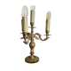 Lampe chandelier 4 feux en bronze doré