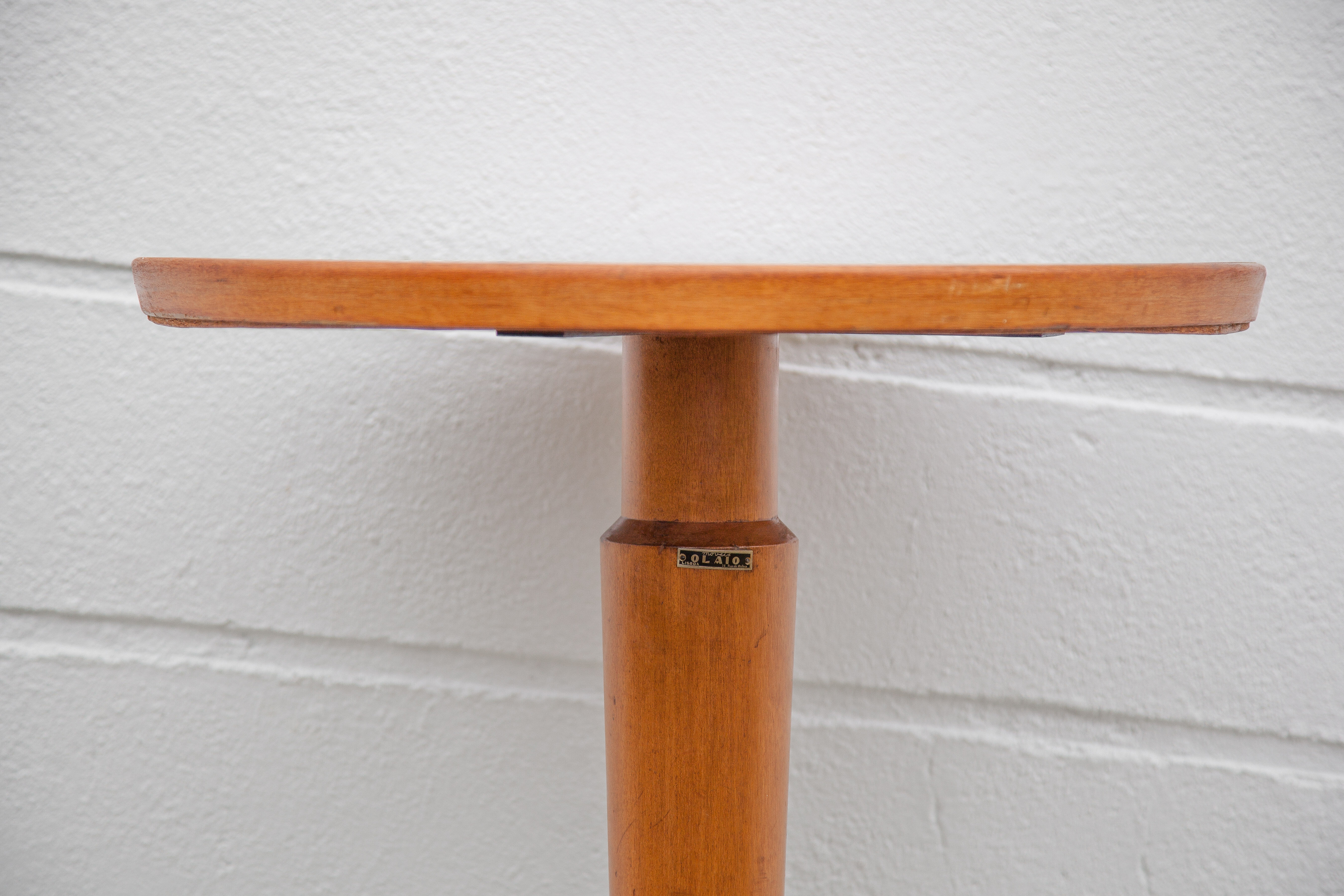 Bistro table Olaio José espinho, table 60s, side table, kitchen, patio, Portugal, vintage