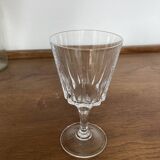 Set of 8 mismatched Arques crystal glasses