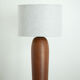 Lampe au pied oblong