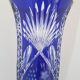 Vase bleu cristallery of lorraine - large model