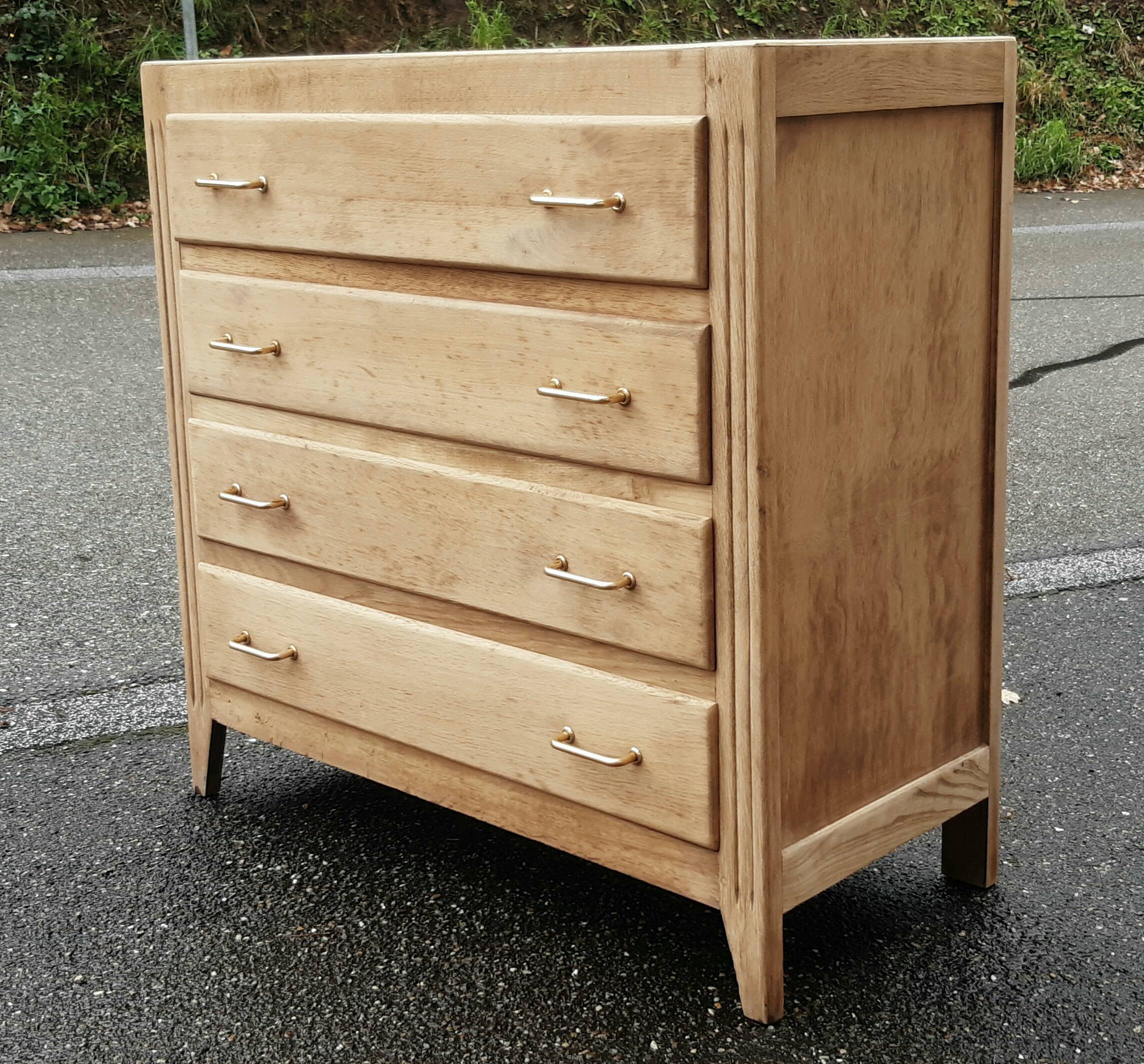 Commode vintage bois brut