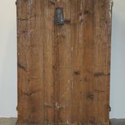 Armoire de mariage allemande peinte à la main, ancienne, 1829-1851