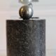 Black Marble & Glass Coffee Table, 1980s