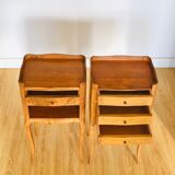 Pair of bedside or side tables Louis XV