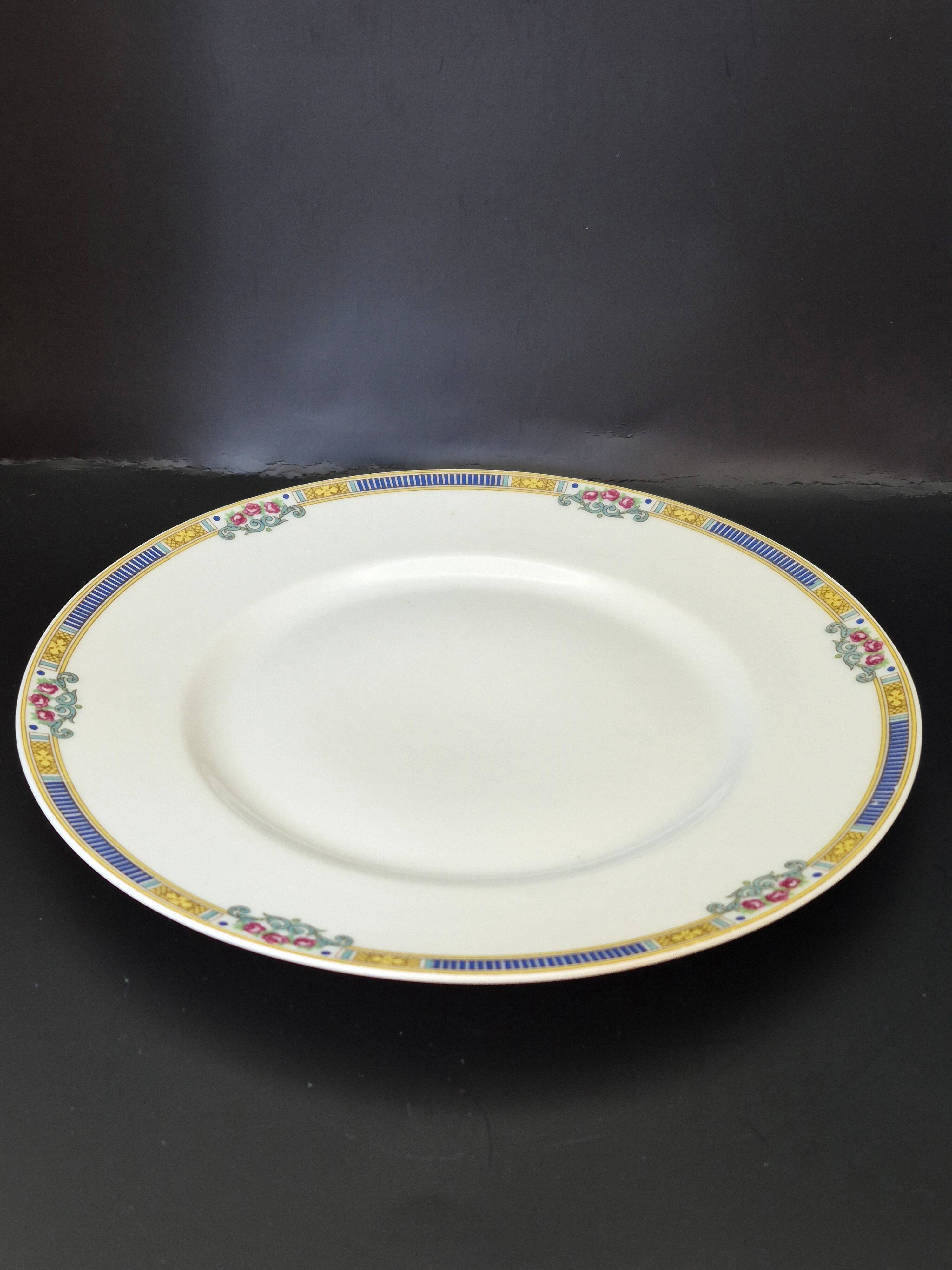 Set of 6 flat plates Bernardaud Limoges – Art Deco – A713