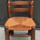 Old small straw chair