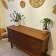 Long vintage teak sideboard