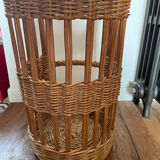 Vintage wicker bread basket